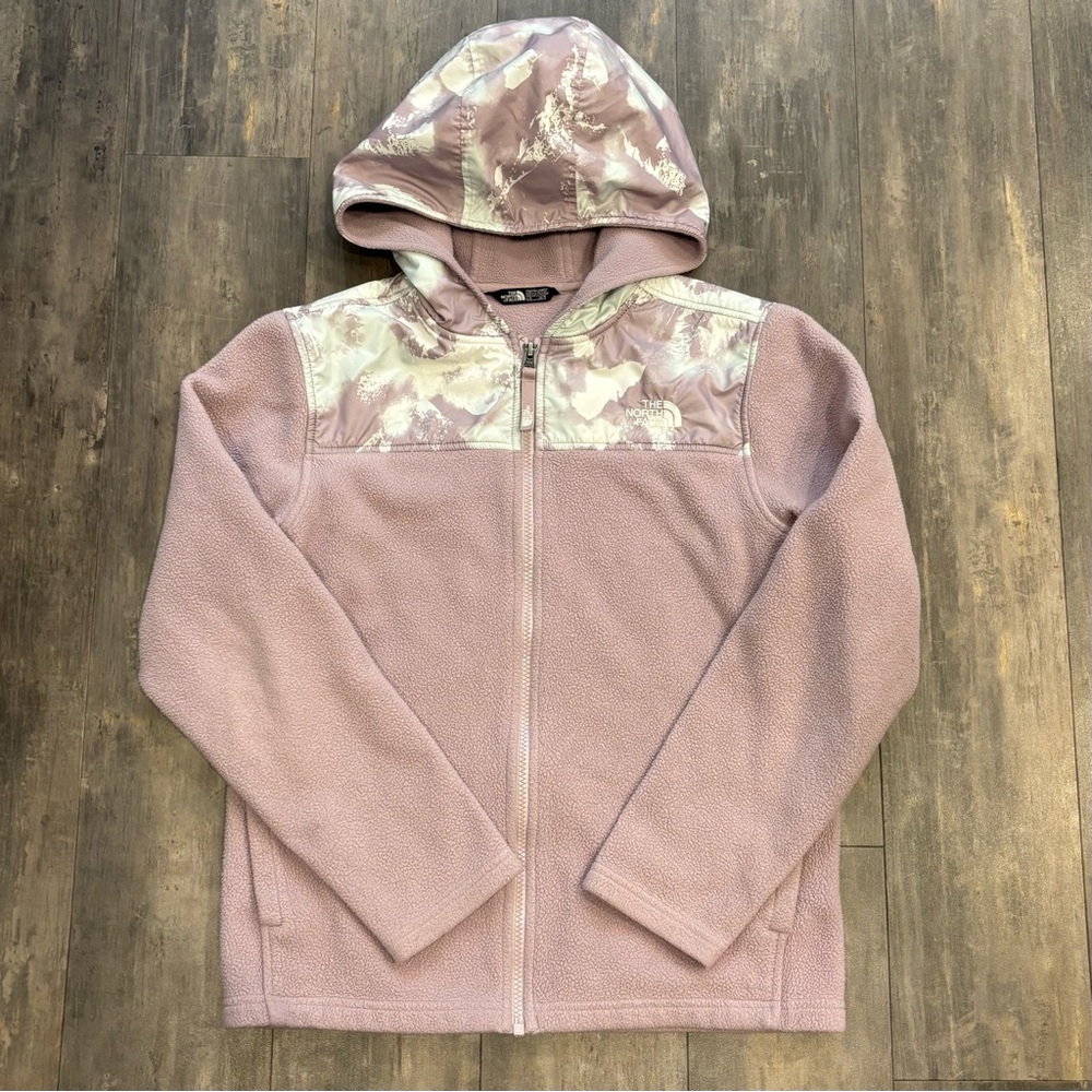The North Face Kids Hooded Fleece Zip Up Jacket